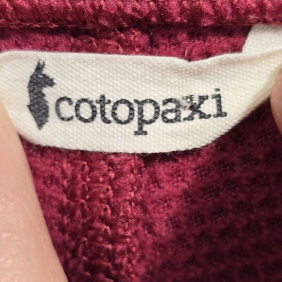 Cotopaxi Pullover Womens Small Yellow Pink Quarter Zip Abrazo Fleece Raspberry - Picture 3 of 11